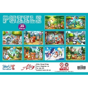 Puzzle 35 Parça 10 Çeşit 10’lu Paket