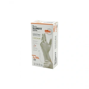 REFLEX SLİMFİT GLOVE KOD-028 L-XL KREM PUDRASIZ MUAYENE ELDİVEN 100LÜ (5047)