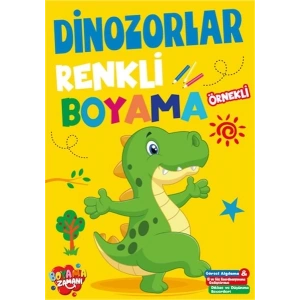 Renkli Boyama Dinozorlar