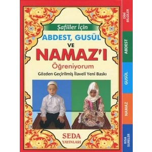 Şafiiler İçin Abdest Gusül ve Namazı Öğreniyorum (Cep Boy - Kod: 135)