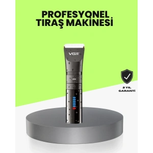 Şarjlı Saç Kesme Makinesi – 4 Taraklı, 2 Kademeli Güç Ayarı, Uzun Pil Ömrü