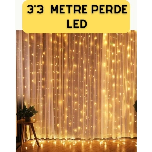 Mey İthalat® Şelale Tasarımlı Perde LED – Düğün ve Özel Gün Işıkları