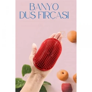 Silikon Banyo Fırçası Masajlı