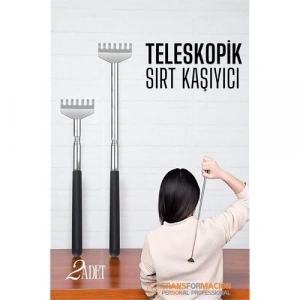 Sırt Kaşıyıcı - Telekopik 56 cm Sırt Kaşıma Aparatı Hanımeli 2 li SET