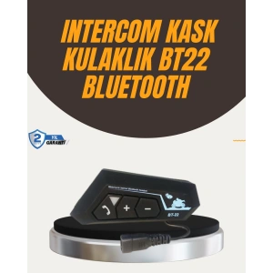 Mey İthalat® Su Geçirmez BT22 Bluetooth Kask Kulaklığı GPS ve Müzik Uyumlu