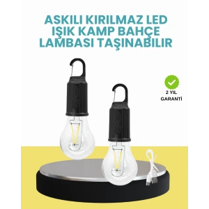 Mey İthalat® Su Geçirmez Dış Mekan LED Çadır Işığı