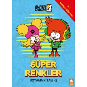 Süper 1 Takım Süper Renkler Boyama Kitabı - 3