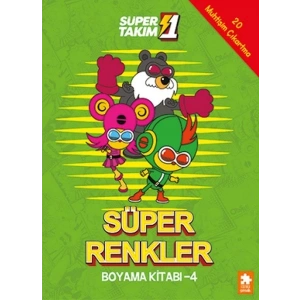Süper 1 Takım Süper Renkler Boyama Kitabı - 4