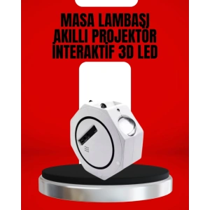 Taşınabilir 360° Ayarlanabilir Gökyüzü Projeksiyon Lambası