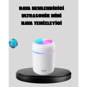 Mey İthalat® Taşınabilir USB Mini Nemlendirici – LED Aydınlatmalı, Çift Püskürtme Modu