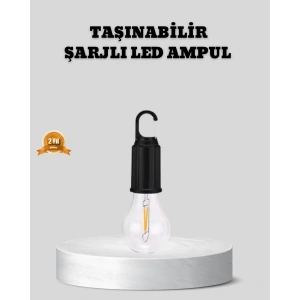Mey İthalat® Type-C Şarjlı LED Kamp Lambası – Uzun Ömürlü Pil ve Yüksek Parlaklık
