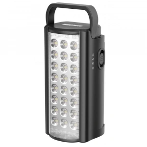 USB Şarj Çıkışlı 24 LED 80 Saat Akülü Şarjlı Işıldak (5047)