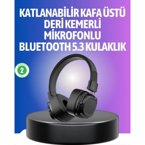 Mey İthalat® Uzun Süreli Rahat Kullanım İçin Kablosuz Bluetooth Kulaklık