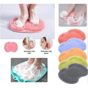 Vantuzlu Banyo Sırt Fırçası ve Masaj Matı (5047)