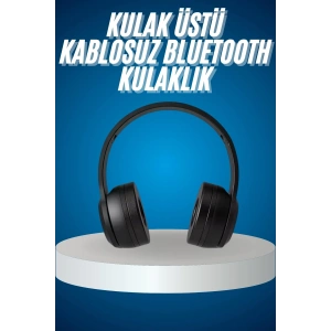 Mey İthalat® Wireless 5.0 Bluetooth Kablosuz Kulaklık ANC Özellikli Kulak Üstü Ayarlanabilir