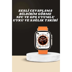 Mey İthalat® Yeni Nesil Ultra Akıllı Saat Adımsayar Uyku Takibi Nabız Sensörü