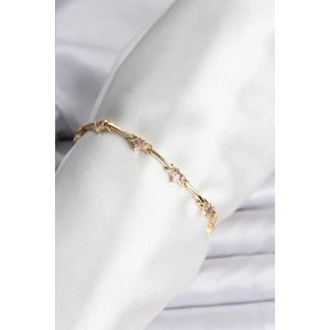 Yıldız Model Gold Renk Pirinç Bileklik