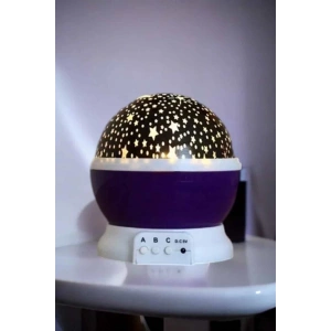 Yıldızlı Gökyüzü Projeksiyon Gece Lambası Hareketli Işık Şovu