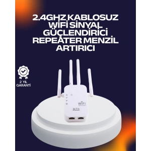 Mey İthalat® Yüksek Hızlı Parazit Önleyici WiFi Repeater Router