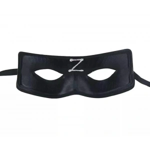 Zorro Maskesi Arkadan Lastikli Z Baskılı (5047)