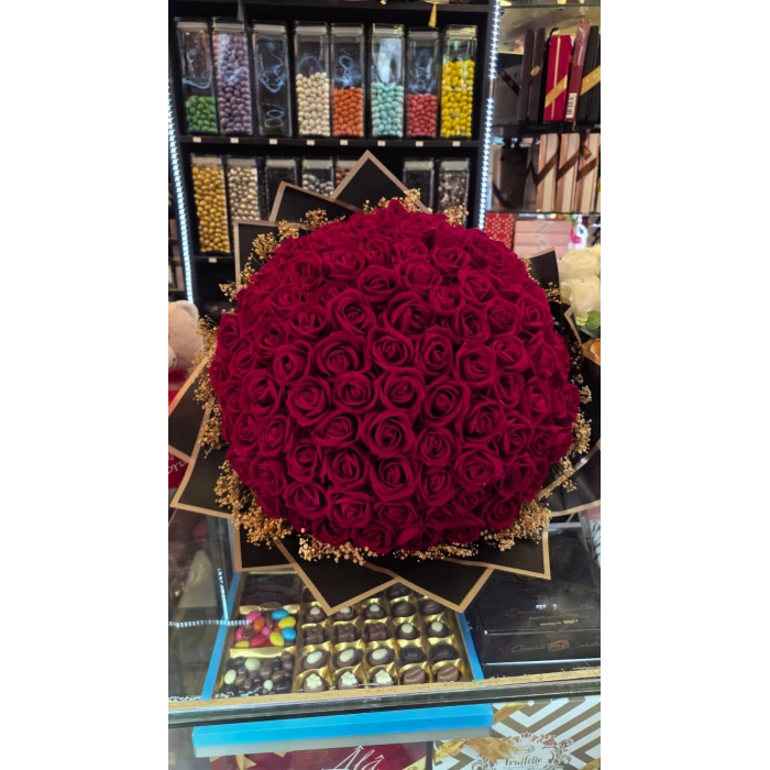 41 Li İsteme Buketi Kırmızı