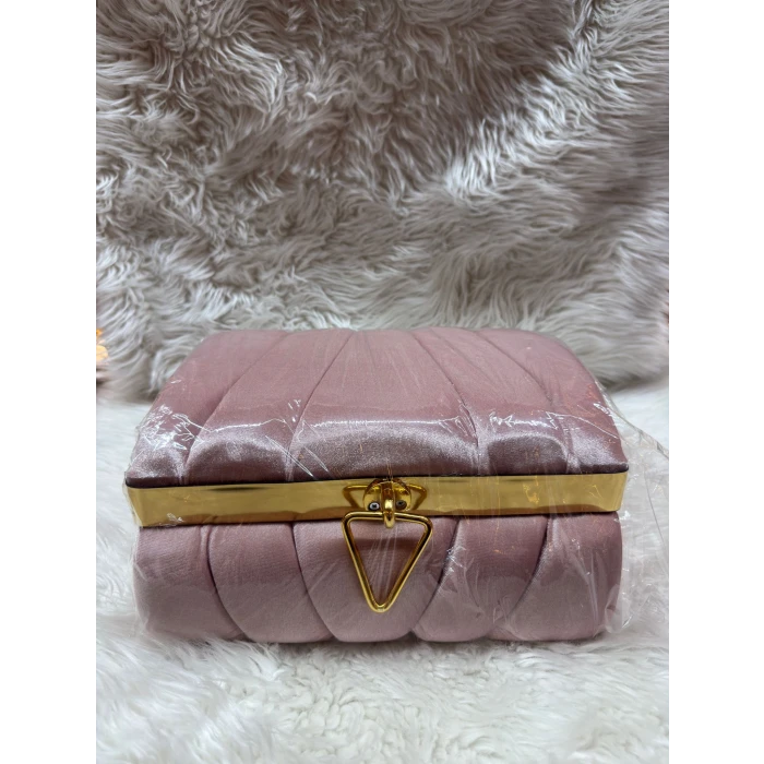 Küçük Kozmetik ve Takı Sandığı 1 Adet Pembe
