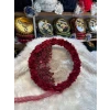 Tam Tur Lazer Çiçek Tek Aplik Şeffaf Gelin Tefi