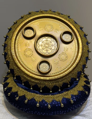 Sallantılı Pullu Kumaş Tepsi Ve Sepet