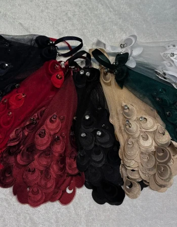 Tavus kuşu Gelin Mendili 1 Adet