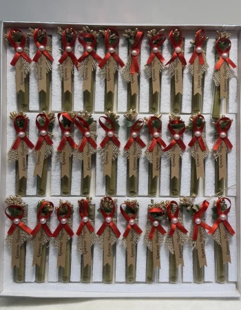 Cam Şişe Tüp Kına 30 Adet