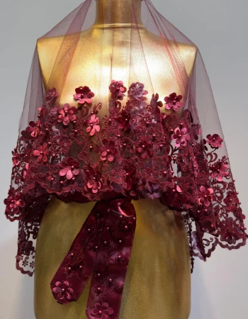 İncili Papatya Kına Örtüsü