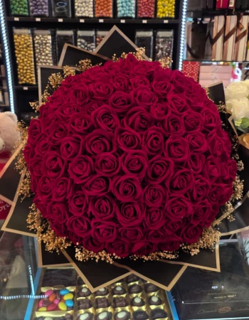 41 Li İsteme Buketi Kırmızı