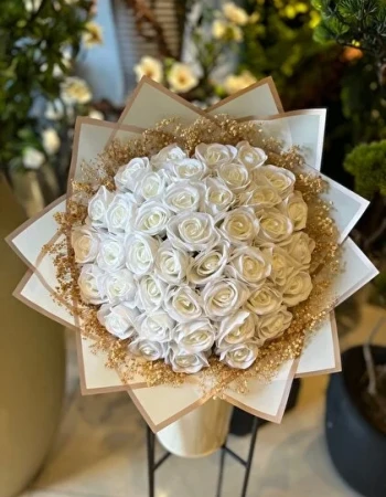 41 Li İsteme Buketi Beyaz