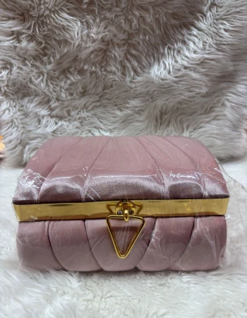 Küçük Kozmetik ve Takı Sandığı 1 Adet Pembe