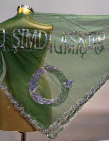 Pullu Asker Şalı 1 Adet