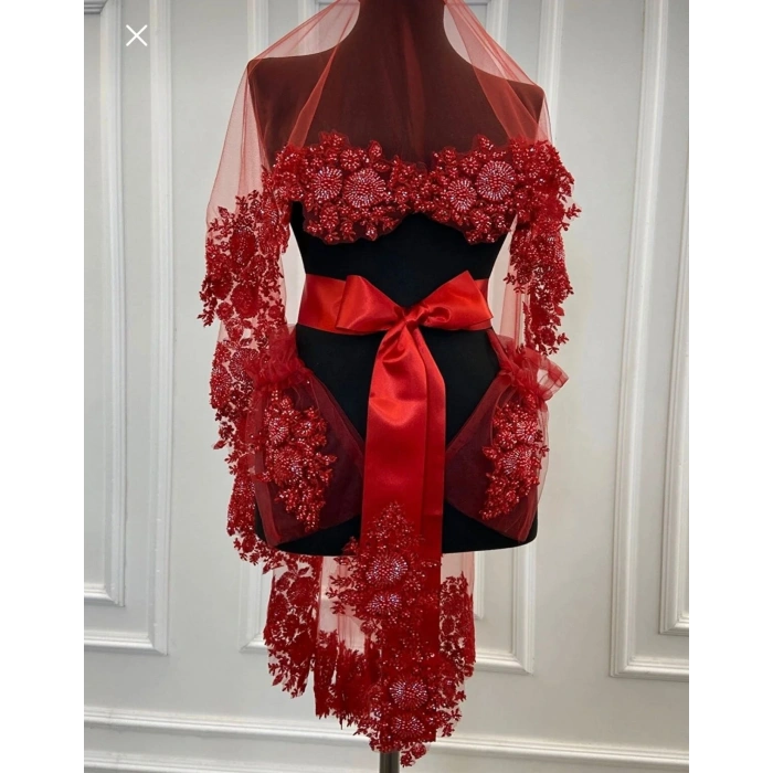 Orta Aplik Kına Duvağı