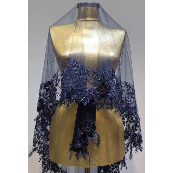 Gül Model Kına Örtüsü