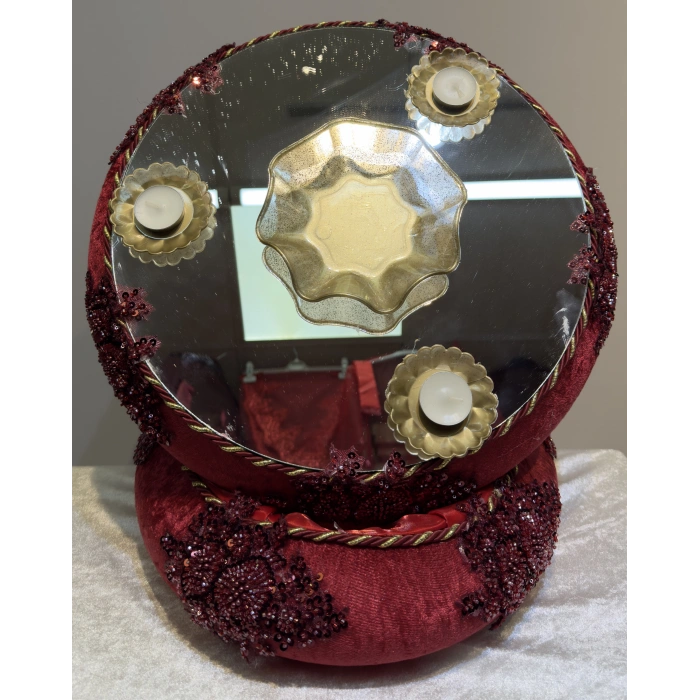 Aplikli Hürrem Tepsi Ve Sepet