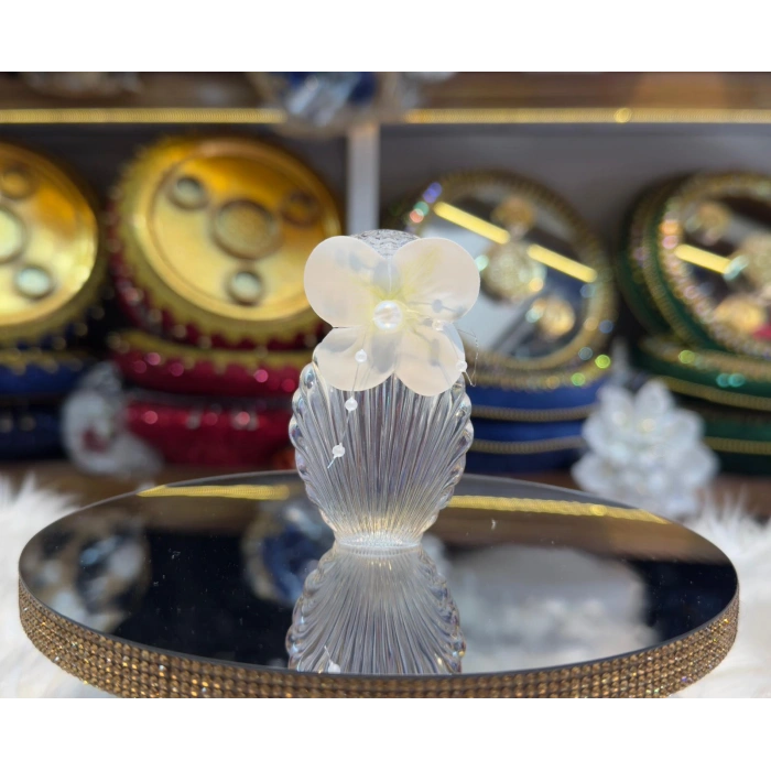 Oval Çiçekli Hediyelik Kolonya 12 Adet