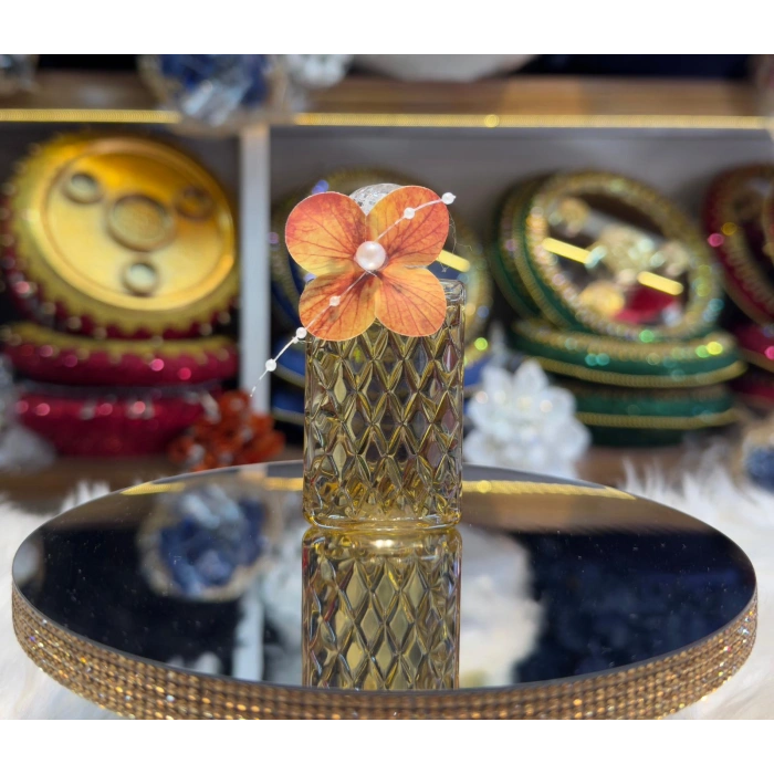 Kare Çiçekli Hediyelik Kolonya 12 Adet