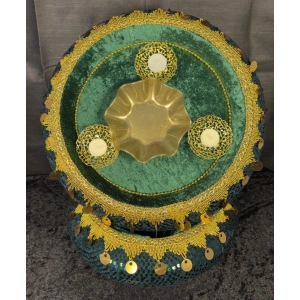 Pullu Kumaş Kadife Tepsi Ve Sepet