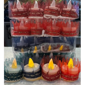 Işıklı El Mumu 12 Adet