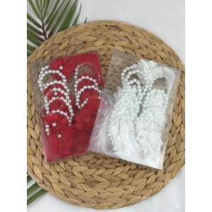 İncili Tüylü Nedime Bilekliği 10 Adet