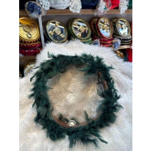 Tüylü Şeffaf Gelin Tefi