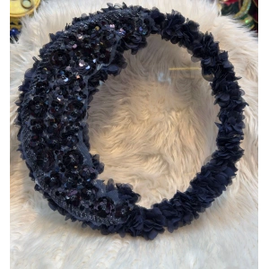 Lüks Hilal Aplikli Şeffaf Tef