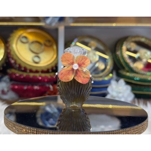 Oval Çiçekli Hediyelik Kolonya 12 Adet