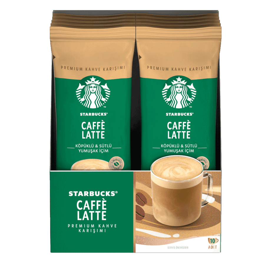 Nescafe Starbucks Caffe Latte x 10 Adet