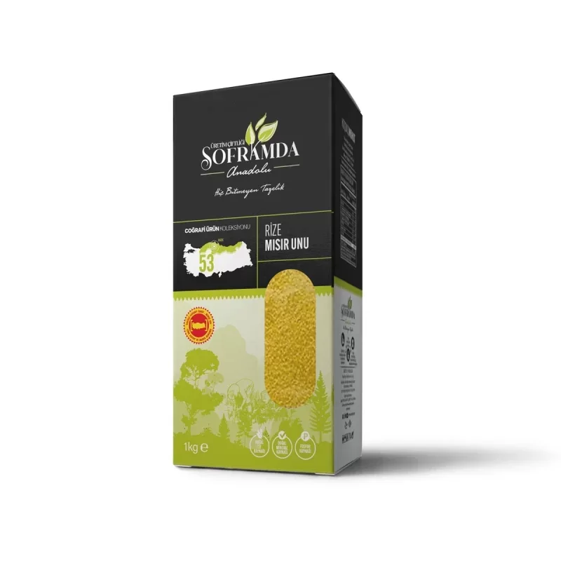 Soframda Rize Mahsullü Mısır Unu 1 Kg - Mihman Kutusubkl