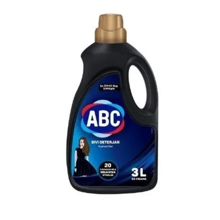 Abc Sıvı Çamaşır Deterjanı Siyahlar 3000 Ml