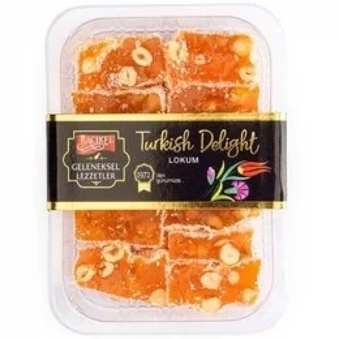 Açıkel Lokum Portakallı Fındıklı 400 Gram